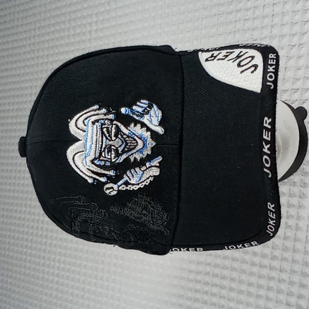 TK CAP Embroidered Snapback Acrylic Batman The Joker Hat Black/White/Blue